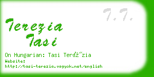 terezia tasi business card